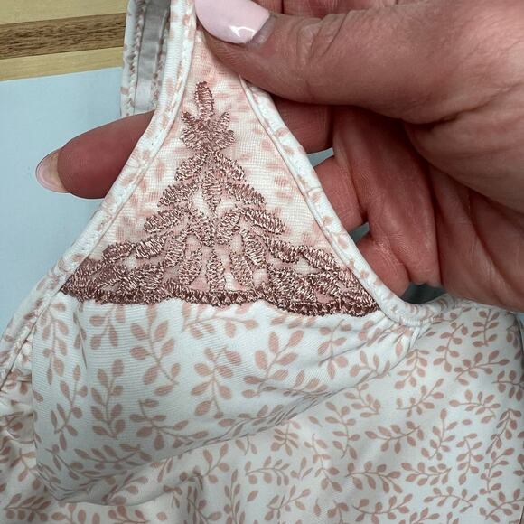 Bali Women's Passion for Comfort Minimizer Underwire Bra 42DD Pink Leaf Print - Picture 6 of 9